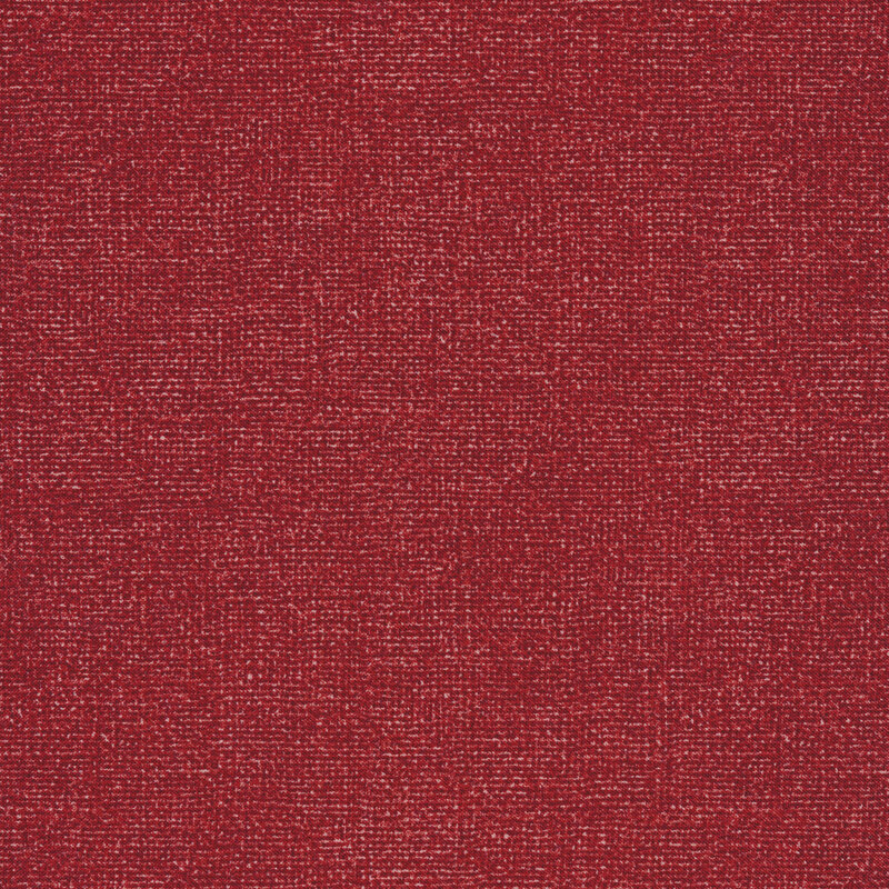 Fabric features dark red burlap texture design | Shabby Fabrics