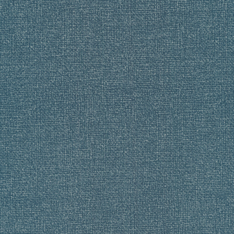 Fabric features deep blue burlap texture design | Shabby Fabrics