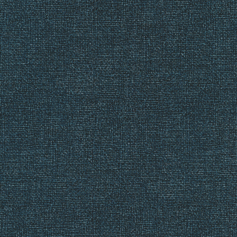 Fabric features dark blue burlap texture design | Shabby Fabrics