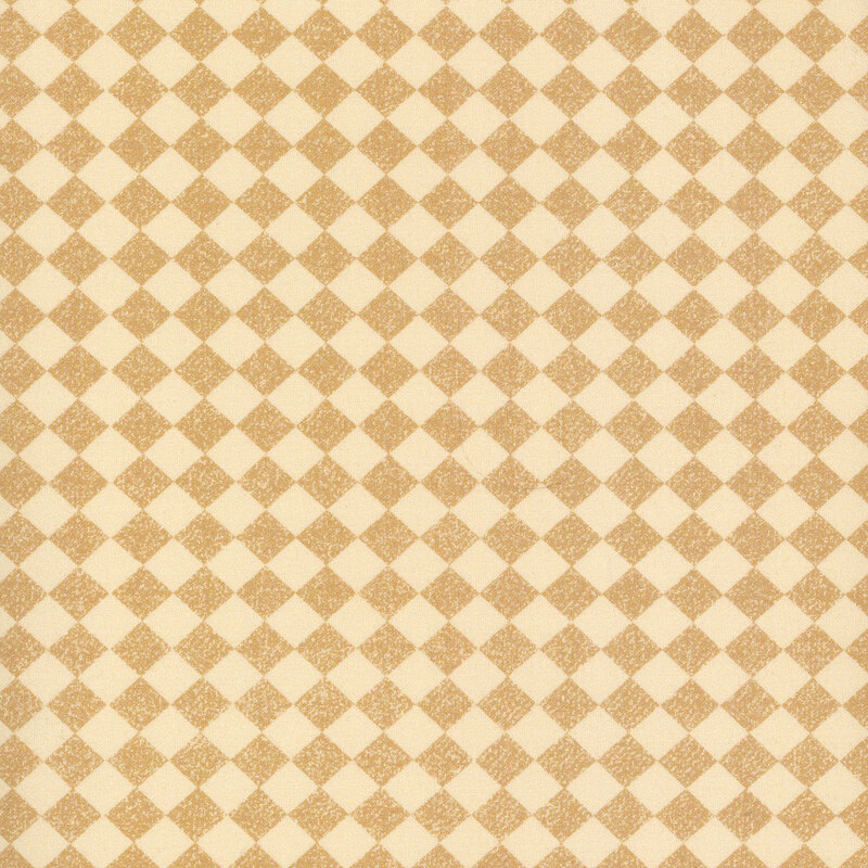 Tonal tan mottled checkered