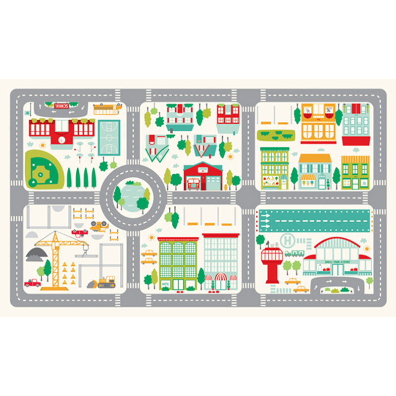 One the Go Playmat quilt panel | Shabby Fabrics