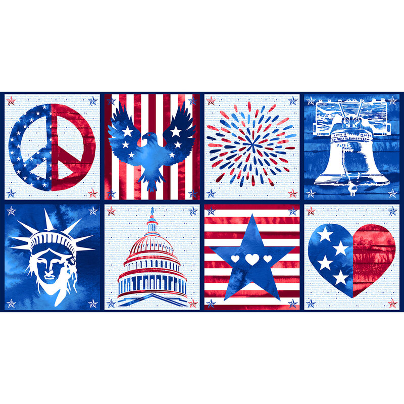One Land, One flag Blocks | Shabby Fabrics
