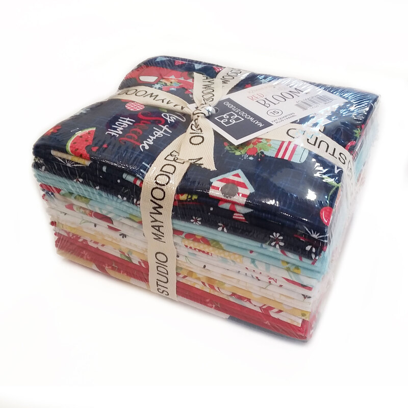 The Red, White, and Bloom FQ bundle