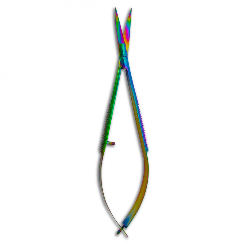 EZ Snip Titanium Scissors - Curved Blade - Multi Color | Shabby Fabrics