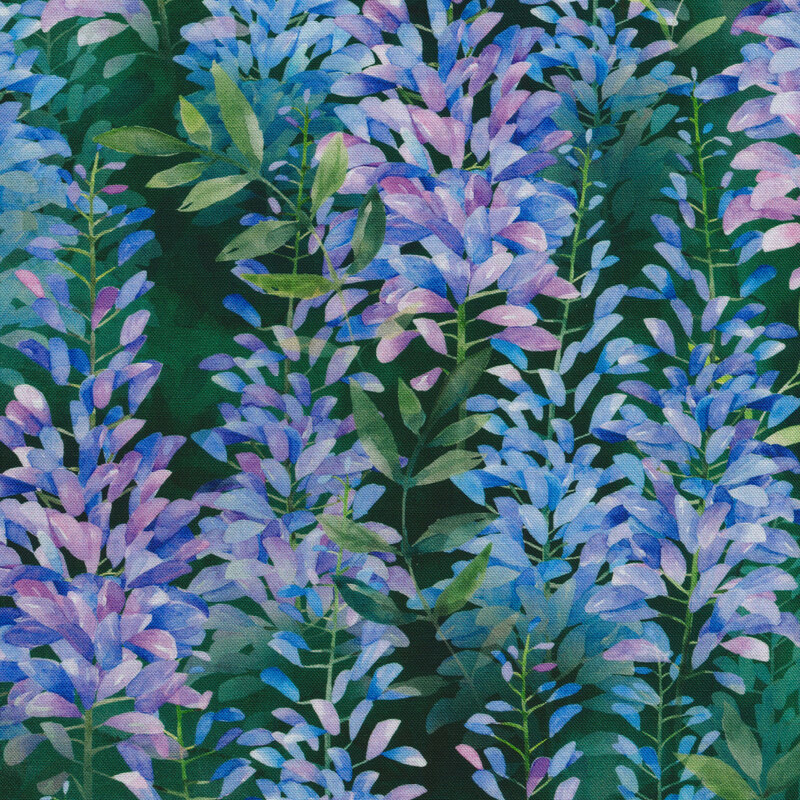 When in Wisteria S481331 Emerald by Hoffman Fabrics Shabby Fabrics