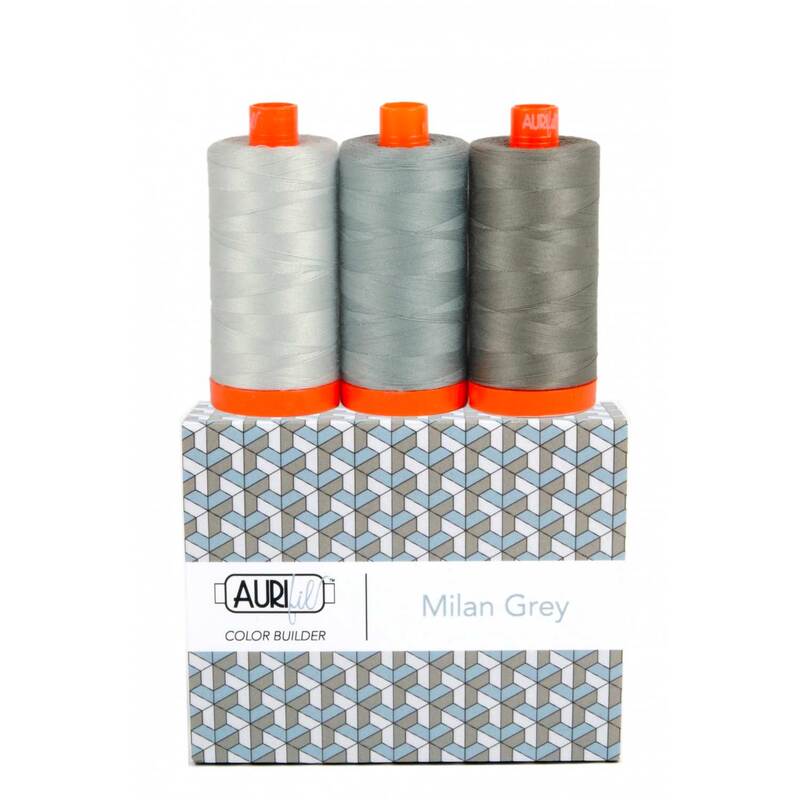 Aurifil, Color Builder 3PC Thread Set - Milan Grey