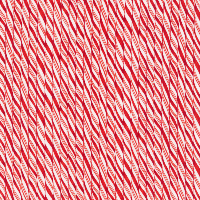 Candy cane stripes | Shabby Fabrics