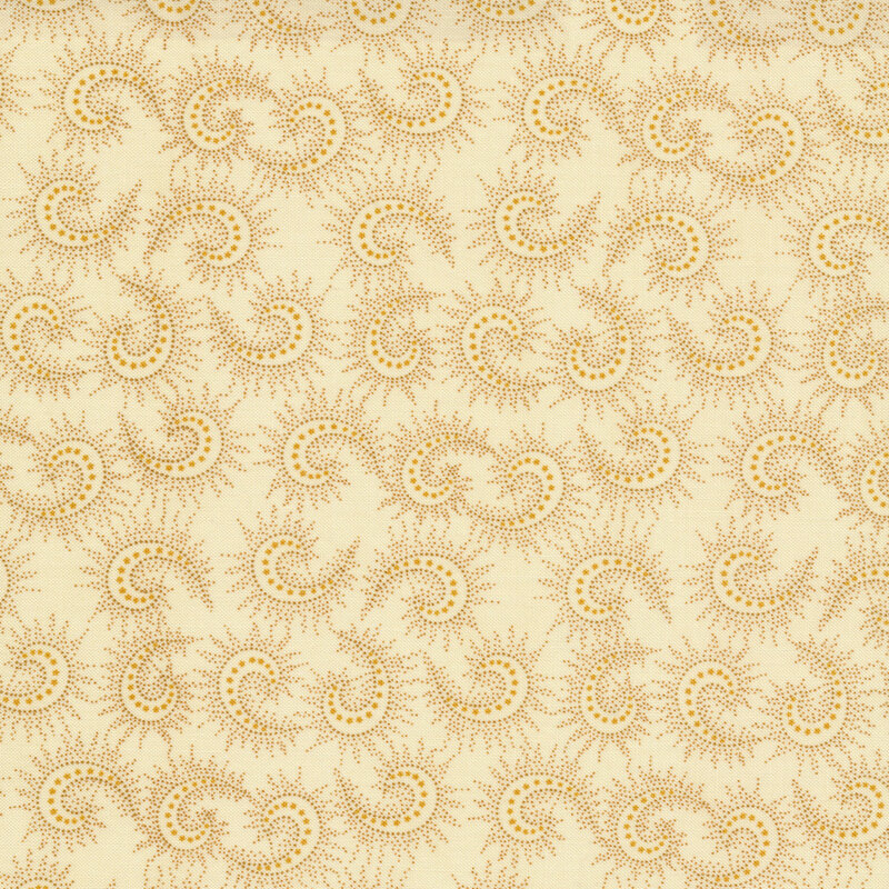 Tonal cream spiked paisley | Shabby Fabrics
