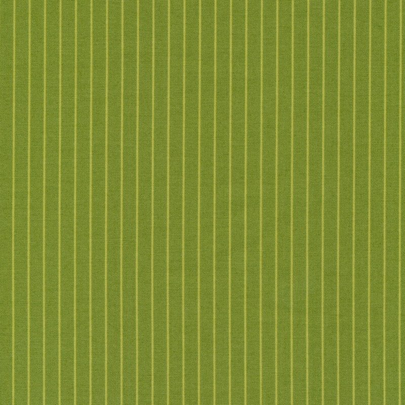 Tonal green pinstripes | Shabby Fabrics