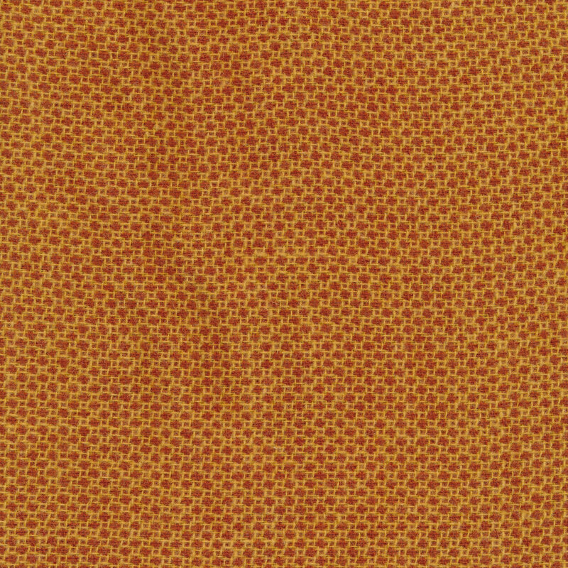Yellow and orange dot fabric | Shabby Fabrics