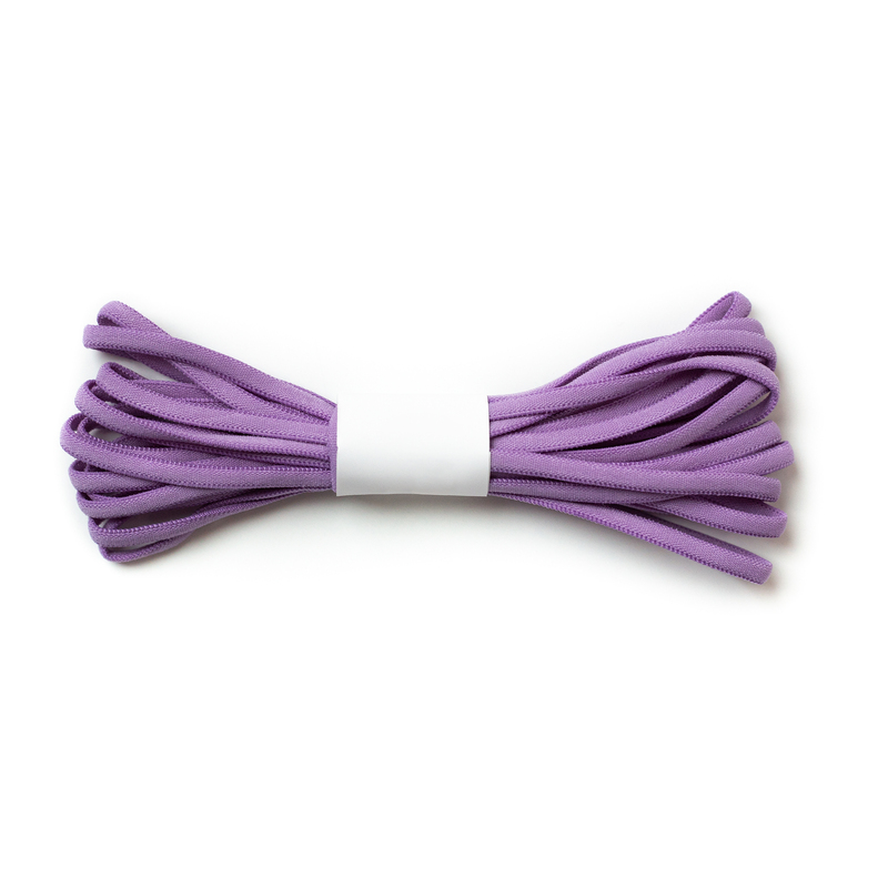 A 4 yard roll of the Lilac Banded Stretch Elastic