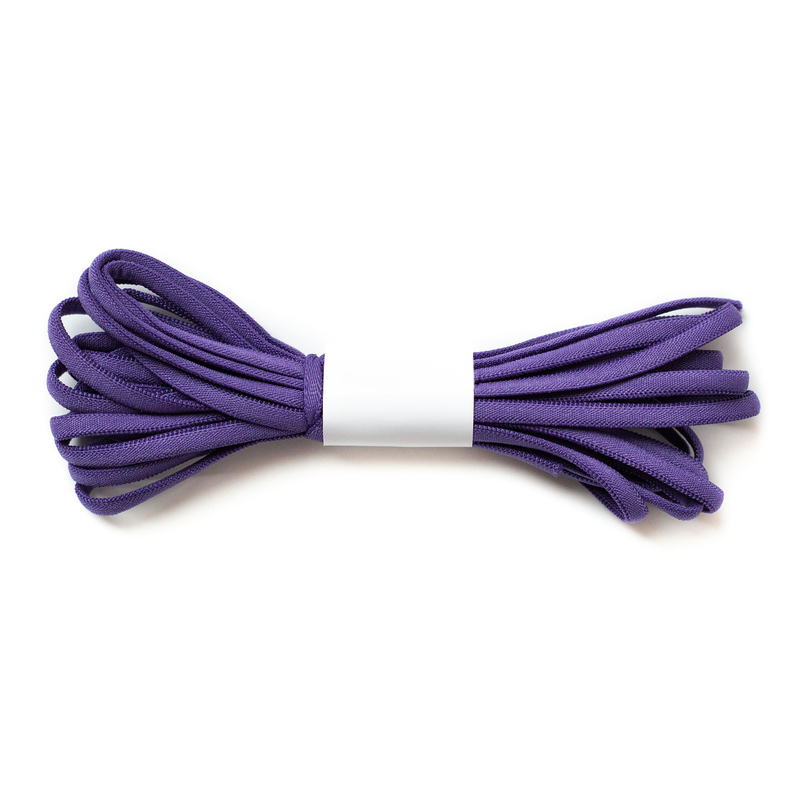 A 4 yard roll of the Dark Purple Banded Stretch Elastic
